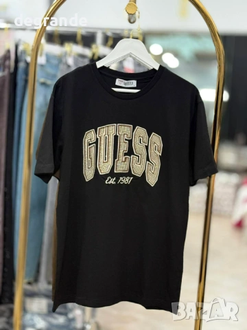  🎀 Дамски Модели Тениски Guess, снимка 3 - Тениски - 53861666