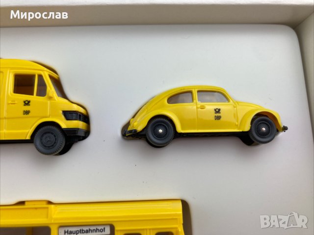 WIKING HO 1/87 4 БР ПОЩЕНСКИ МОДЕЛ В ОРИГИНАЛНАТА ОПАКОВКА, снимка 4 - Колекции - 41124292
