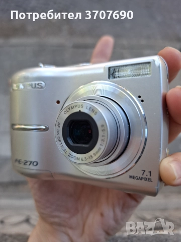 Компактен дигитален фотоапарат Olympus FE-270, снимка 4 - Фотоапарати - 52560836