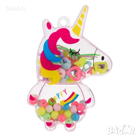 Комплект мъниста за бижута - Гривни в кутия еднорог S_1246768