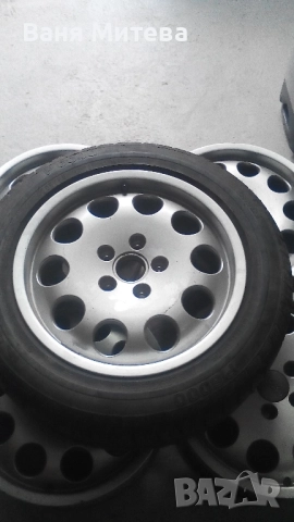 4 алуминиеви джанти за Ауди и Пасат с резервна гума с джанта, снимка 4 - Гуми и джанти - 51496473
