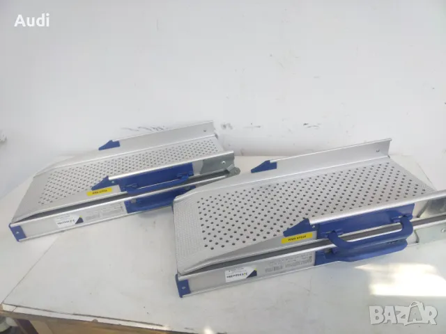 Комплект чисто нови сгъваеми рифеловани алуминиеви рампи KVISTBERGA  Товароносимост на всяка рампа 2, снимка 18 - Други - 50108162