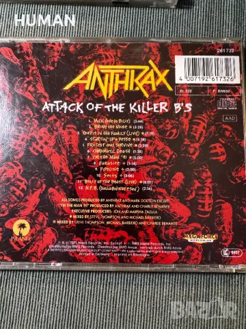 Anthrax - Annihilator - Overkill - Kreator, снимка 6 - CD дискове - 48433781