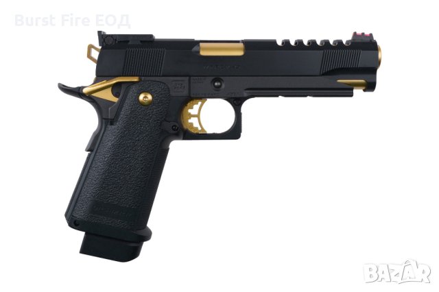 Еърсофт Пистолет TOKYO MARUI HI-CAPA 5.1 GOLD MATCH 6мм, снимка 4 - Въздушно оръжие - 42300943