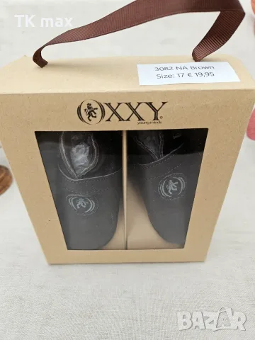 Буйки за първи стъпки и прохождане OXXY,EU 17, Чисто нови оригиналната си луксозна кутия с панделка, снимка 3 - Бебешки обувки - 56114214