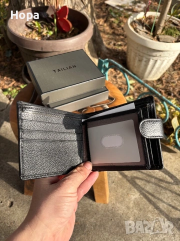 Мъжко портмоне от естествена кожа, снимка 9 - Портфейли, портмонета - 53711919