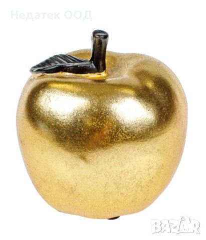  Декорация за маса, Apple Gold Black Leaf, 10x10см, снимка 1 - Декорация за дома - 44162646