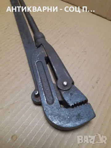 Соц Стар Голям Тръбен Ключ., снимка 3 - Антикварни и старинни предмети - 48668772