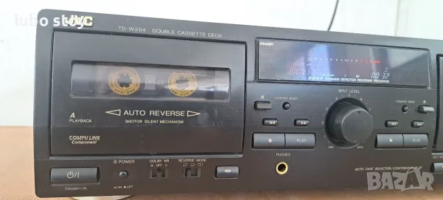  JVC TD-W254BK  Касетен дек 6 мотора – Auto Reverse / Dolby B,C HX Pro /, снимка 2 - Декове - 55737147