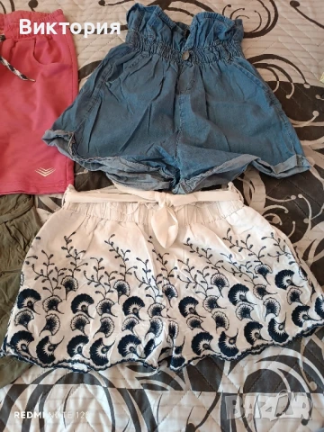 Лот къси гащи М размер и тениска и потник и 3 черни клина, снимка 3 - Къси панталони и бермуди - 51258762