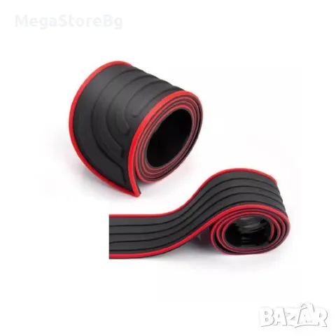 Гумена Декорация За Задна Броня 2002 Черна и с червен кант, снимка 6 - Аксесоари и консумативи - 48063701