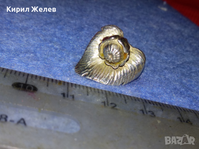 СТАР ФЛОРАЛЕН РУСКИ СРЕБЪРЕН ПЕНДАНТ СРЕБРО 925 РЕБРО БИЖУ ВИСУЛКА с 2 МАРКИРОВКИ РЪЧНА РАБОТА 43225, снимка 16 - Антикварни и старинни предмети - 44664204