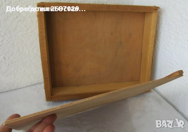 Стара голяма метална кутия, кутия за бутилка, кутия с плъзгащ капак, дървена ГДР, снимка 18 - Декорация за дома - 33070161