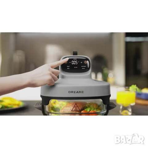 Еър фрайър Dreame PT60, 1500W, 2,5L+4,5L, снимка 4 - Фритюрници - 55846088