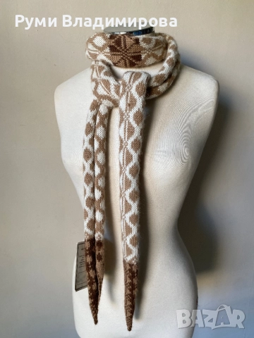 Нов Шал с етикет от памук, вълна, алпака, лиоцел, вискоза/ различни видове/ , снимка 14 - Шалове - 52625259