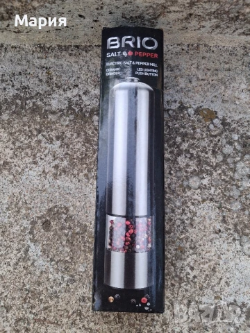 Ново! Електрическа мелничка за сол и пипер , снимка 2 - Прибори за хранене, готвене и сервиране - 51291988
