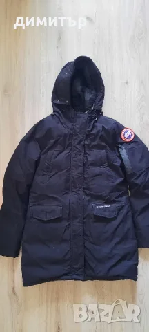 Черно дамско яке Canada Goose със пух , M