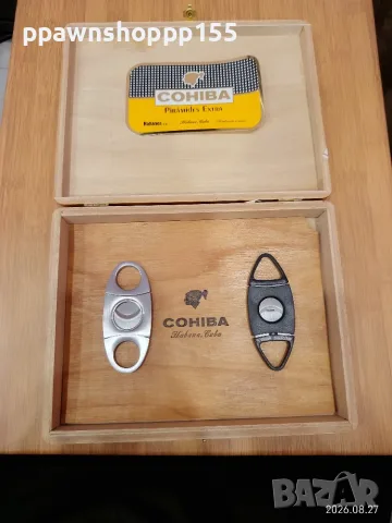 Луксозна дървена кутия / Комплект Cohiba Pirámides Extra Habana Cuba, снимка 2 - Табакери - 56070039