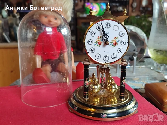 Красив немски кварцов куполен часовник 