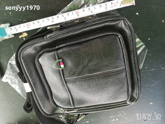ЧЕРНА КОЖЕНА ЧАНТА 1907251822, снимка 2 - Чанти - 51075122