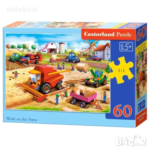 Пъзел 60 ел Castorland различни модели, снимка 11 - Игри и пъзели - 51674275
