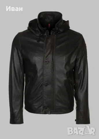 Мъжко кожено яке Strellson road jacket 1984, снимка 9 - Якета - 56341372