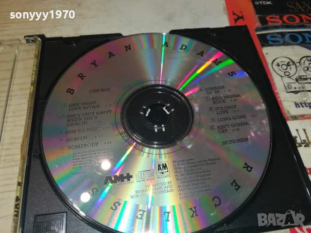 BRYAN ADAMS CD 0808251127, снимка 10 - CD дискове - 51295450