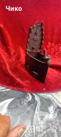 Стара здрава ютия на въглища , снимка 5 - Антикварни и старинни предмети - 55789086