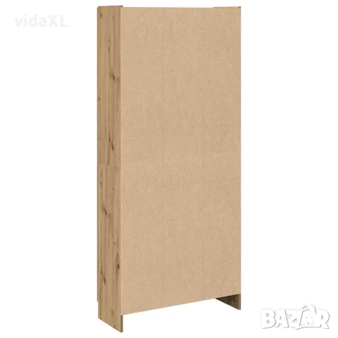 vidaXL Библиотека, дъб артизан, 82,5x30,5x185 см, инженерно дърво, снимка 5 - Етажерки - 56146977