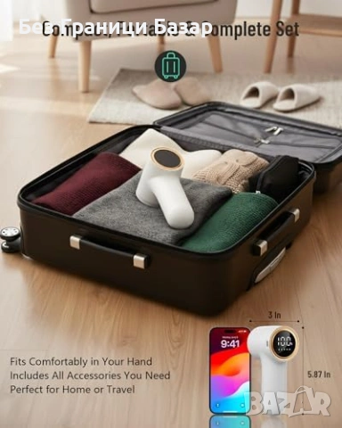 Нова Електрическа машинка за дрехи против мъхчета 5 скорости 6 остриета, снимка 8 - Други стоки за дома - 53822277