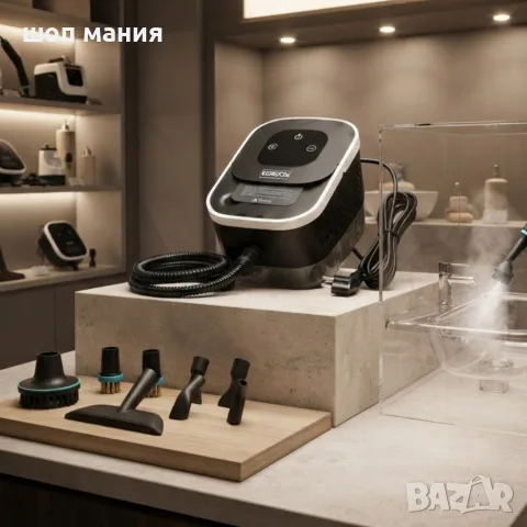 Парочистачка 2500 W с комплект аксесоари – Мощно почистване с гореща пара