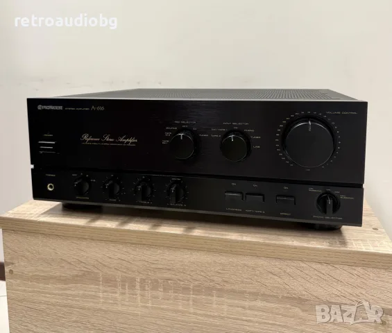🔈Стерео усилвател PIONEER A-616 - като нов🔈, снимка 2 - Ресийвъри, усилватели, смесителни пултове - 55889387