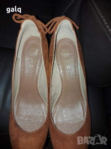 Промоция!!! 2 броя за 35лв.Дамски обувки естествена кожа н 38/41, снимка 7 - Дамски обувки на ток - 50612424