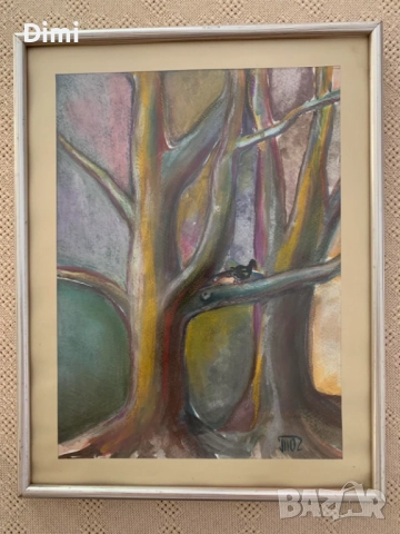 ПЕТЪР НЕНОВ акварел пейзаж, снимка 3 - Картини - 52838440