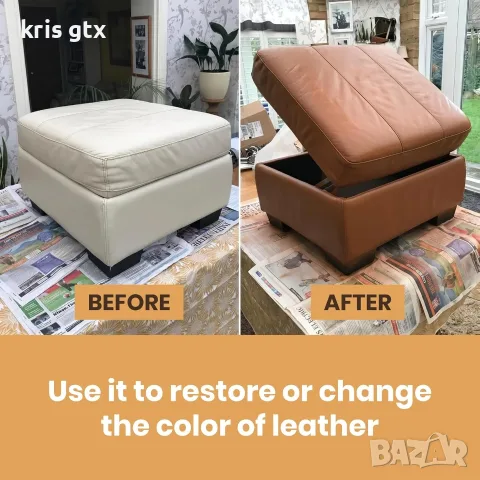 Furniture Clinic Leather Repair Paint 500 ml, червен Професионална Боя за поправка на кожа, снимка 8 - Аксесоари и консумативи - 55952169
