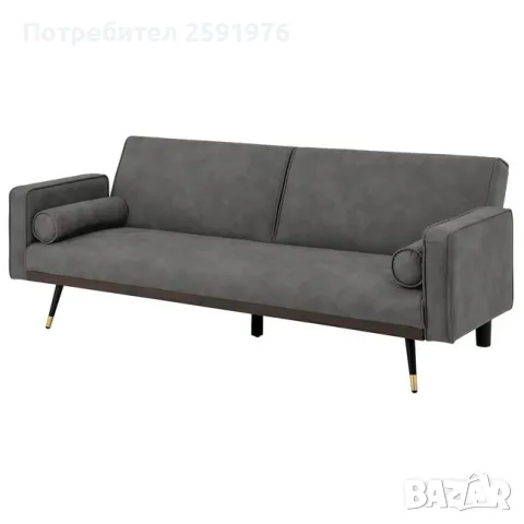 Триместен клик-клак диван Ε9443, Висококачествена дамаска, 3 цвята, снимка 1