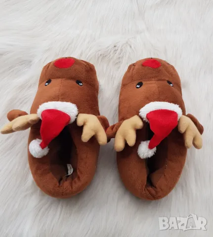 Коледни пантофи №32, снимка 3 - Детски пантофи - 48341899
