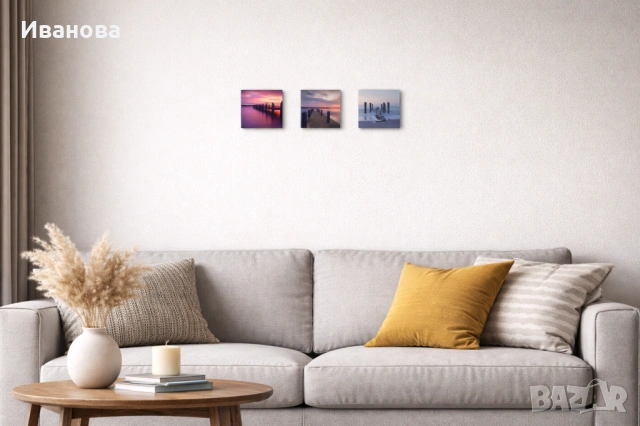 Нов троен  сет картини, 42/14см.