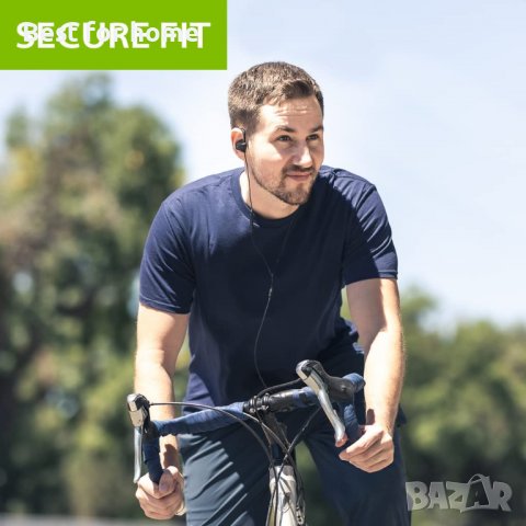 Avantree E171 Кабелни спортни слушалки с микрофон, устойчиви на изпотяване над ухото Слушалки за бяг, снимка 2 - Слушалки, hands-free - 38936788