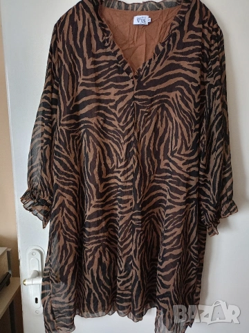 За макси дама -4 броя туники от шифон, снимка 12 - Туники - 53781900