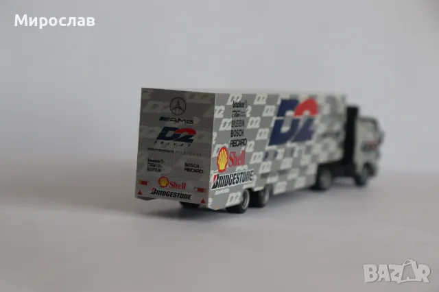HERPA 1:87 H0 MERCEDES BENZ КАМИОН TIR AMG МОДЕЛ, снимка 7 - Колекции - 49391703