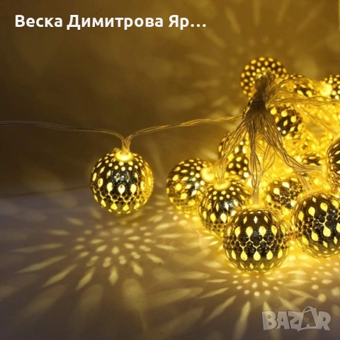 Коледни лампички – метални фигурки SD32, снимка 2 - Декорация за дома - 52091836