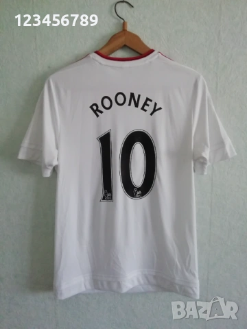 Manchester United Rooney Adidas оригинална нова тениска фланелка екип Рууни Манчестър 