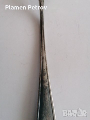 Сребърна вилица , снимка 4 - Антикварни и старинни предмети - 39418092