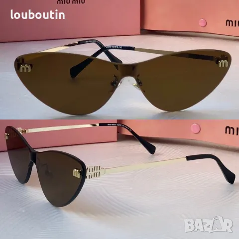 Miu 2024 дамски слънчеви очила котка 3 цвята, снимка 2 - Слънчеви и диоптрични очила - 48008780