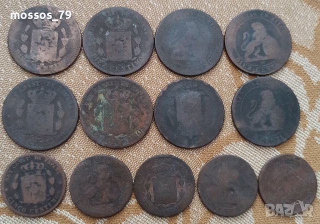 Лот 13 старинни Испански монети, снимка 4 - Нумизматика и бонистика - 39370912