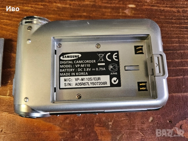 Видеокамера Samsung VP-M110 В отлично визуално състояние. Камерата работи, но има нужда от нова бан., снимка 13 - Камери - 52034168