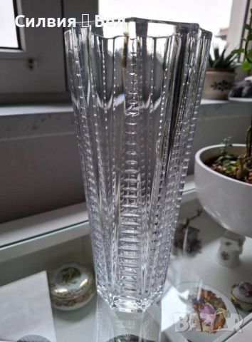 Кристална ваза от далечното минало , снимка 3 - Вази - 51865988