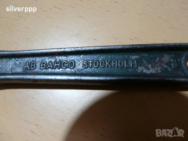 Стар раздвижен ключ BAHCO - малък размер, снимка 4 - Ключове - 39156192