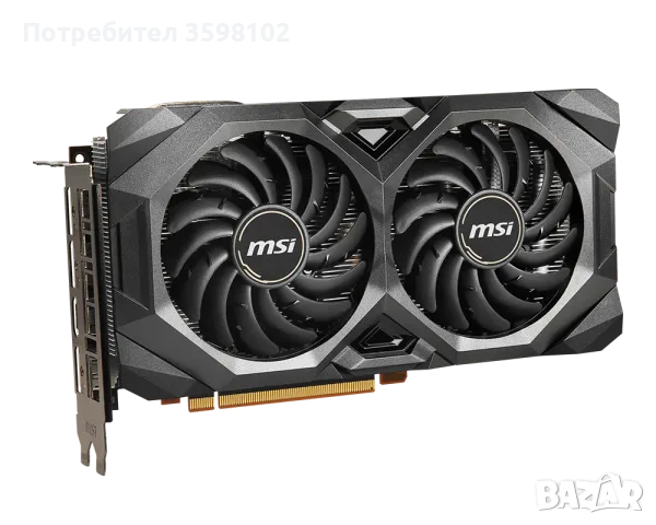 MSI Radeon RX 5700 XT MECH OC 8GB GDDR6, снимка 2 - Видеокарти - 56243060